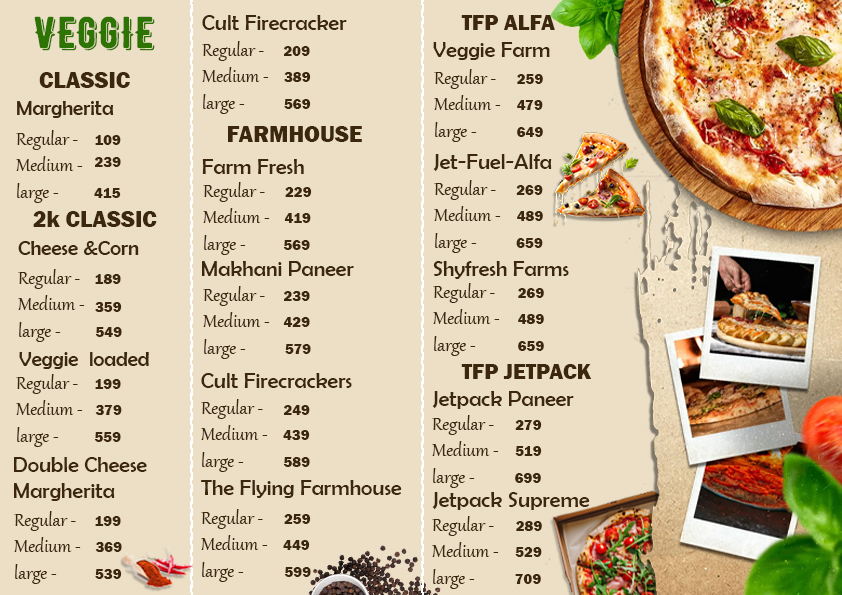 Veg Menu